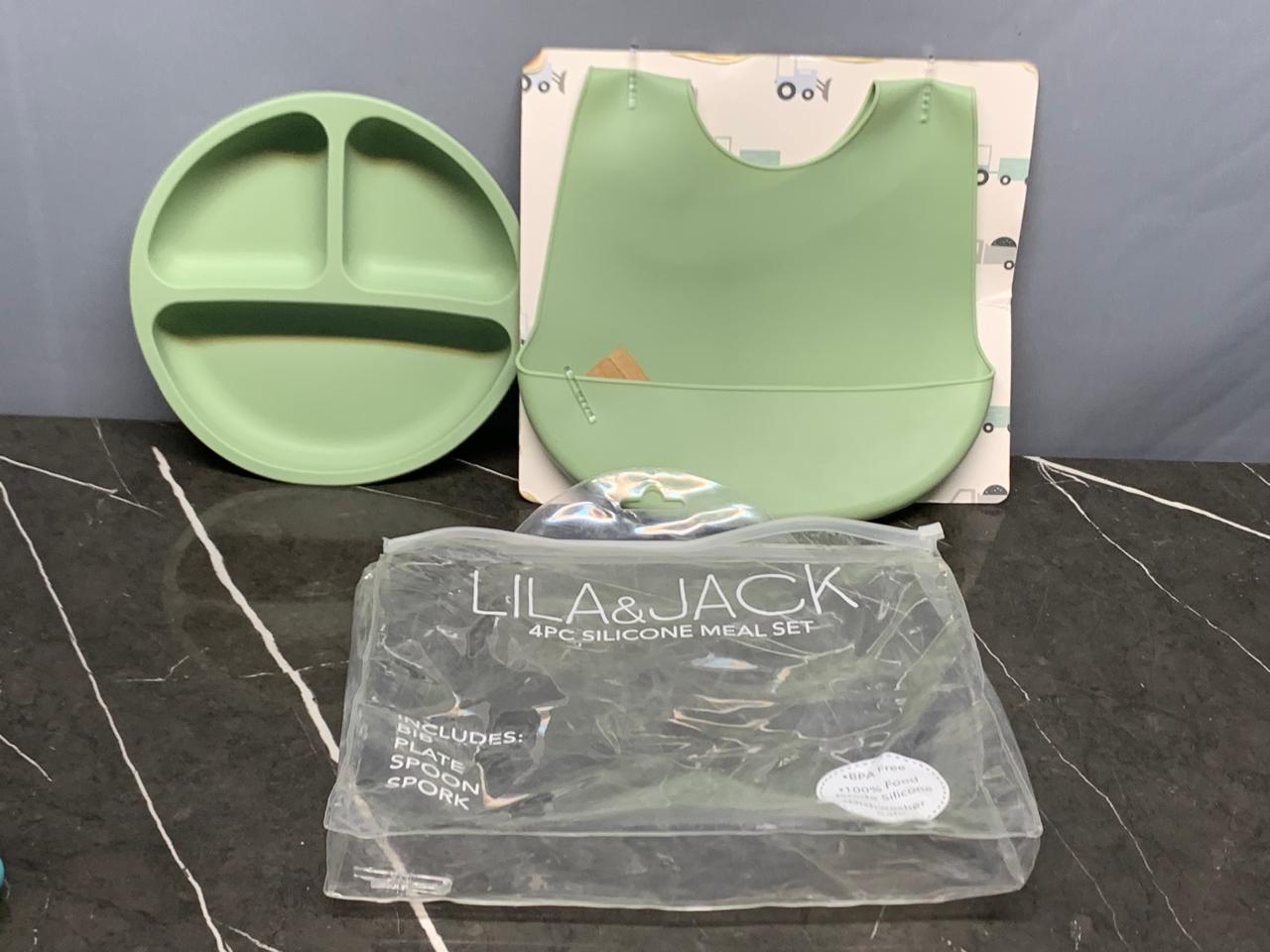 Lila & Jack's Baby Feeding Set