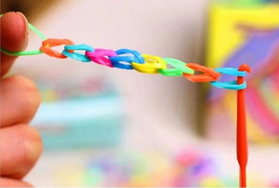 Multi-Color Elastic Band Bracelet Making Kit.