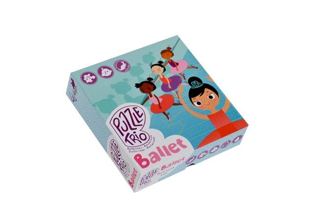 Glottogon Ballet Puzzle Trio Set. (19 pieces) SKU:BXL-804 (box slightly damaged)