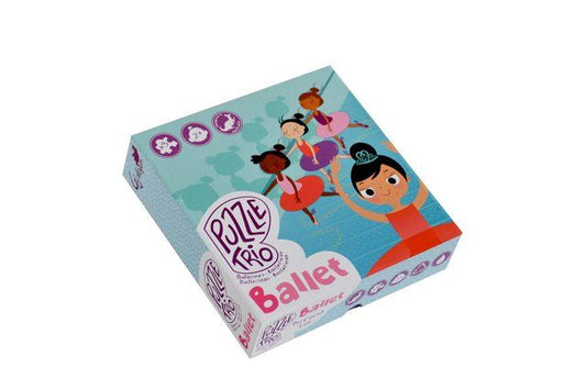 Glottogon Ballet Puzzle Trio Set. (19 pieces) SKU:BXL-804 (box slightly damaged)