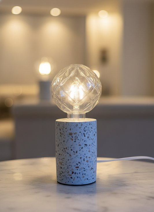 White Terezzo Lamp. (Rs 350 advance, avb only for rwp&isb)