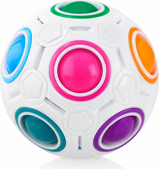 Rainbow Puzzle Ball. SKU:BXL-094