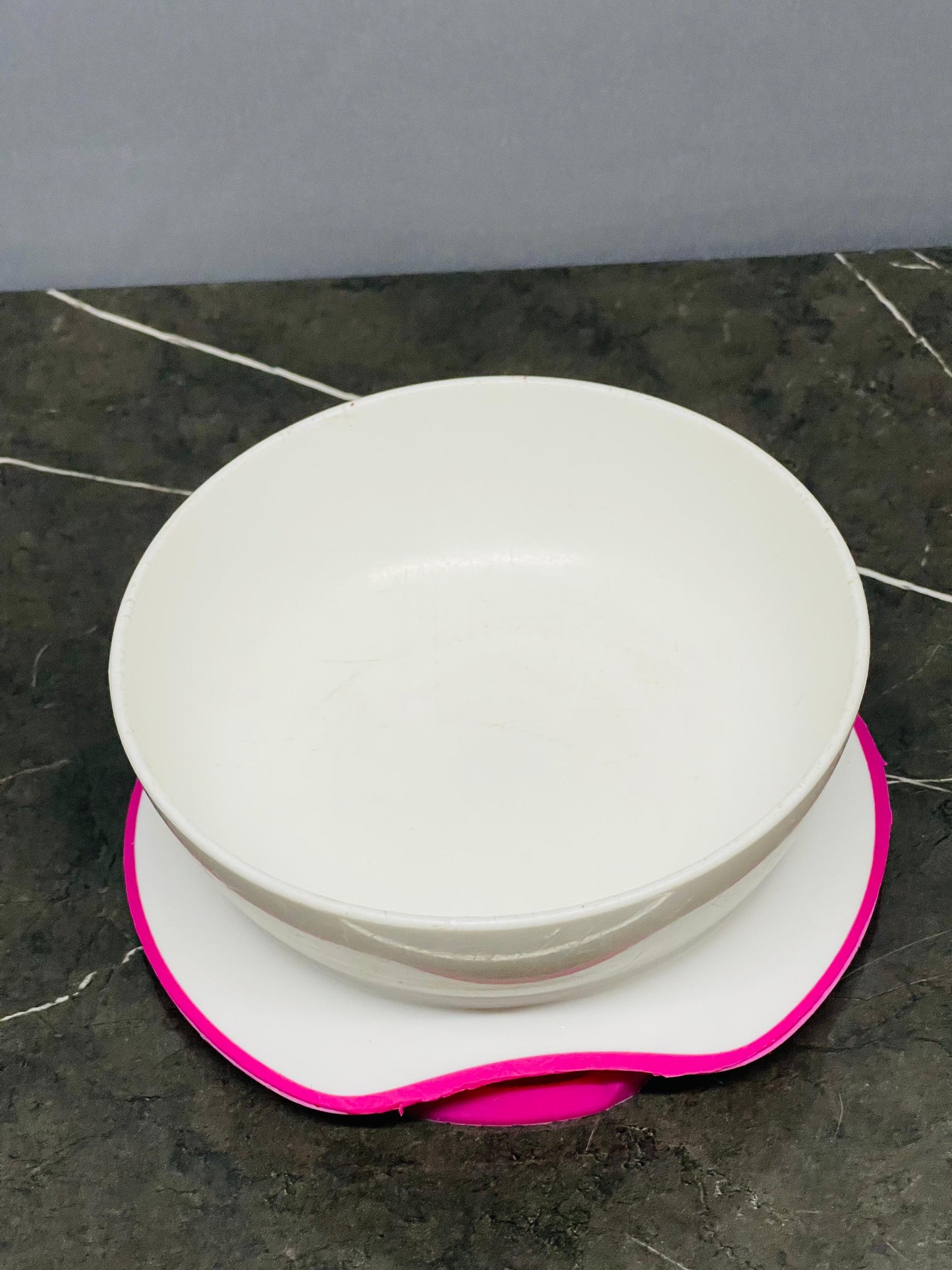 OXO Tot Stick & Stay Suction Bowl - Pink (condition 7/10)