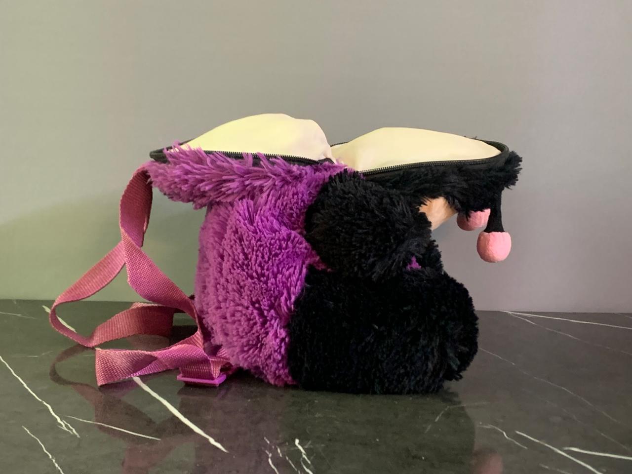 Pillow Pets Purple Ladybug Backpack.