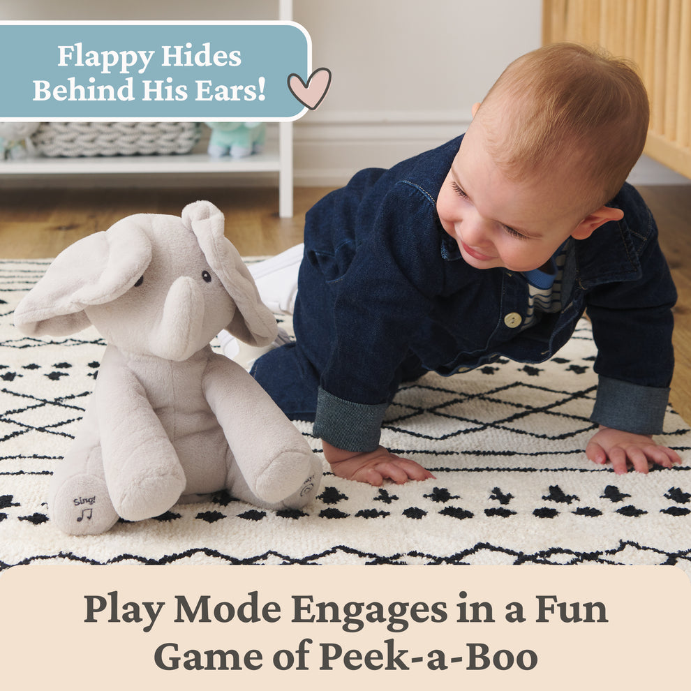 GUND Baby Animated Flappy The Elephant Plush. (Rs 300 advance)