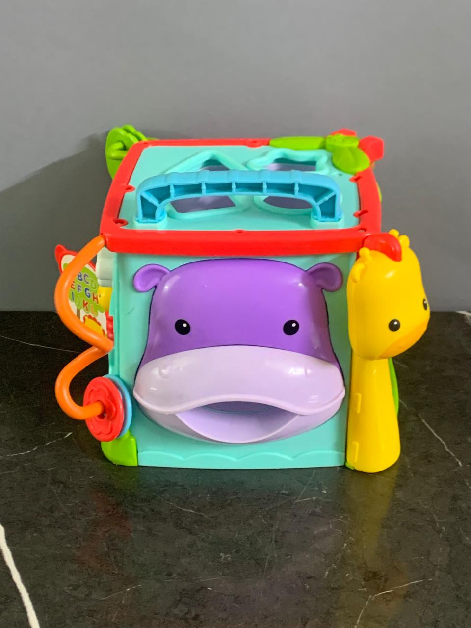 Mattel Fisher-Price Learning Box with 4 shapes SKU:BXL-804 (Rs 450 advance)