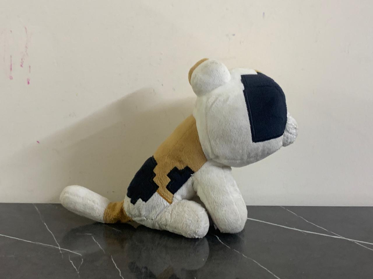 JINX Minecraft Happy Explorer Calico Cat Plush Stuffed Toy. SKU:BXL-059