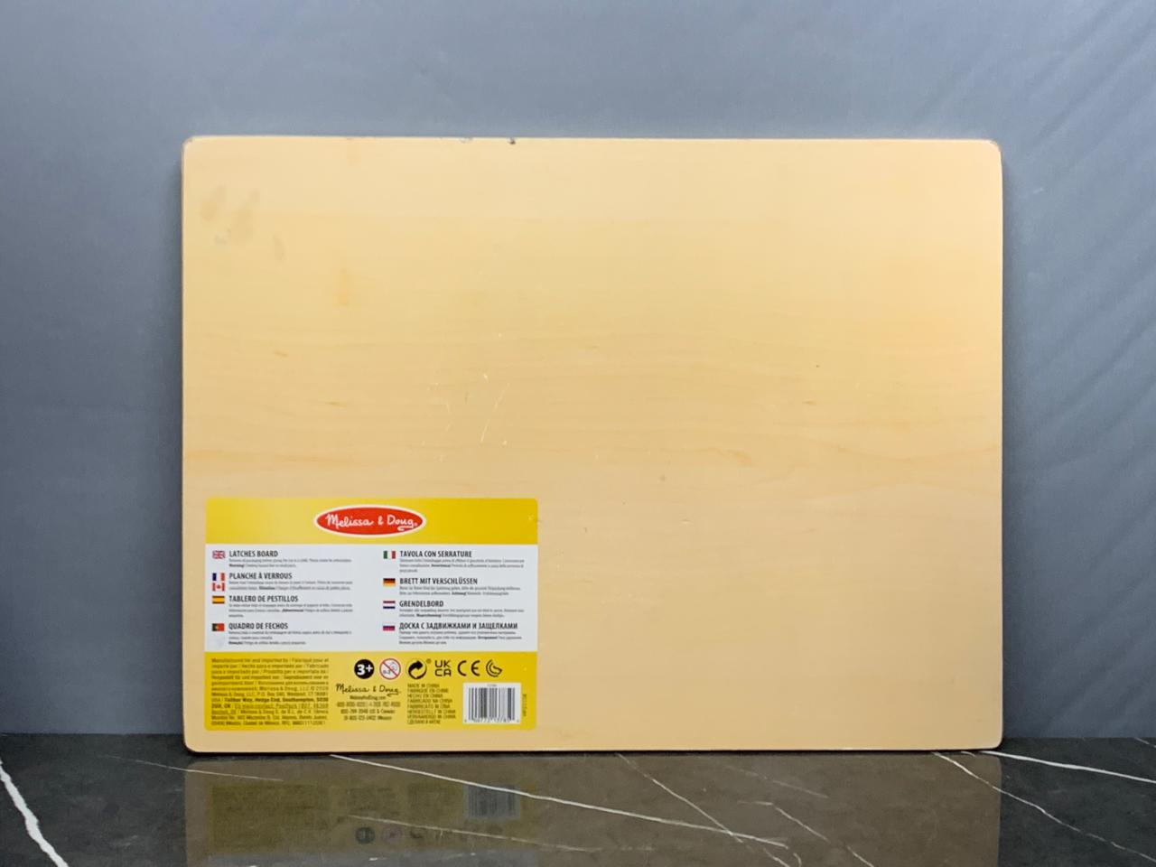 Melissa & Doug Latches Wooden Activity Board. (Rs 300 advance) SKU:BXL-007