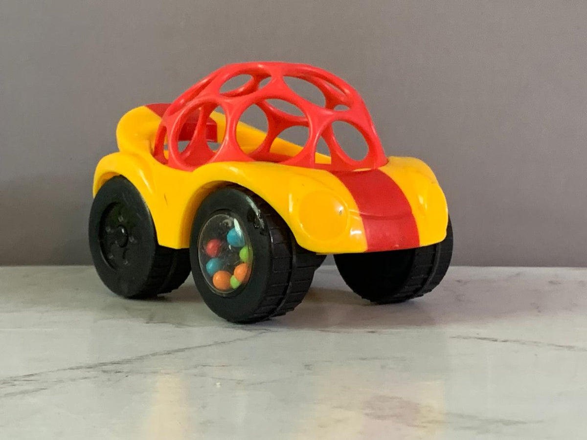 Bright Starts Oball Rattle & Roll Car. (Rs 100 advance)
