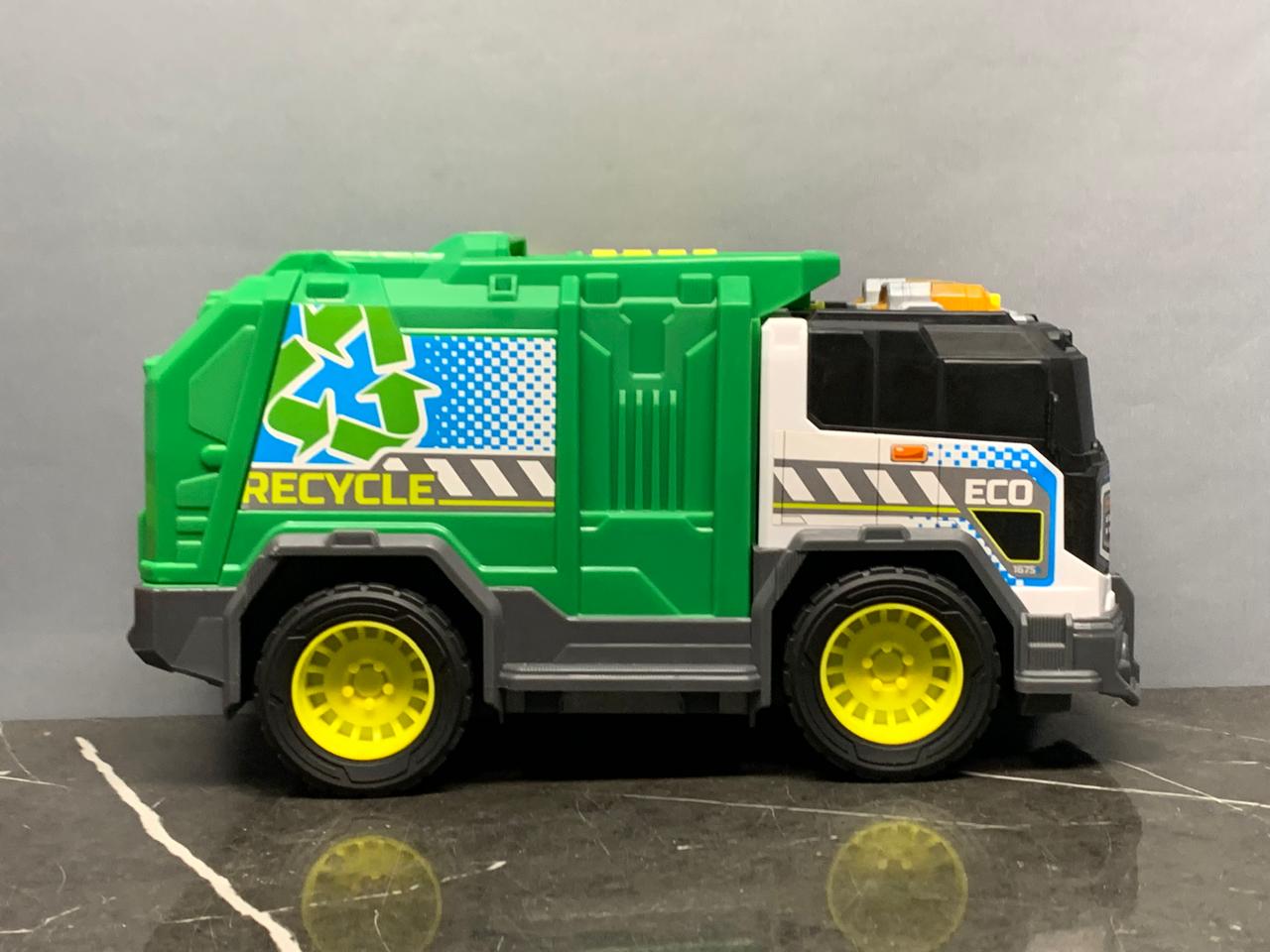 Dickie Toys Musical Recycling Truck. SKU:BXL-027