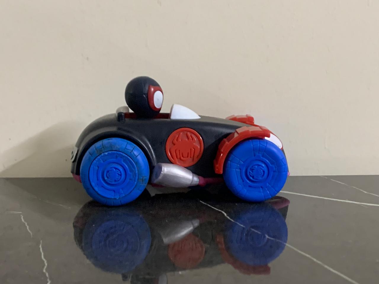 Marvel Spidey and His Amazing Friends Ghost Spider Webbed Wheelies Pull Back Vehicle. SKU:BXL-050