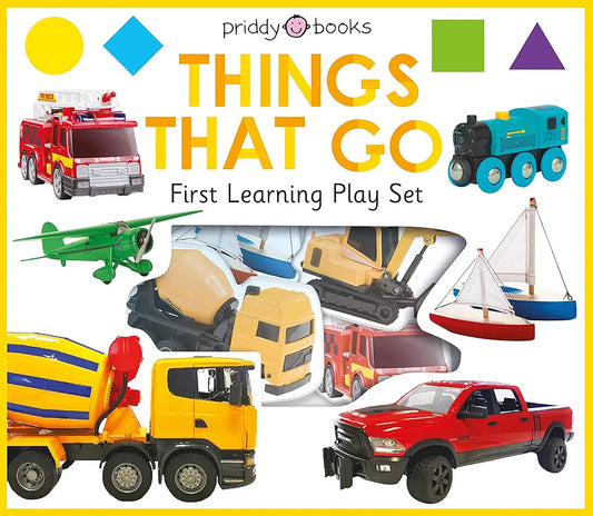First Learning Play Set: Things That Go.  (2 pieces missing)