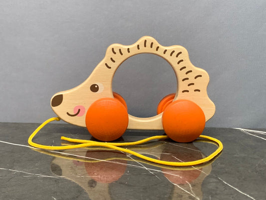 IKEA UPPSTÅ pull toy, Hedgehog