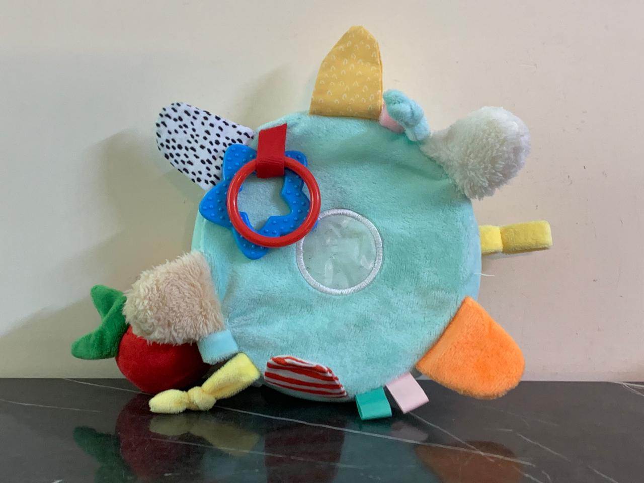 Cuddly Rainbow Round Activity Toy. SKU:BXL-052