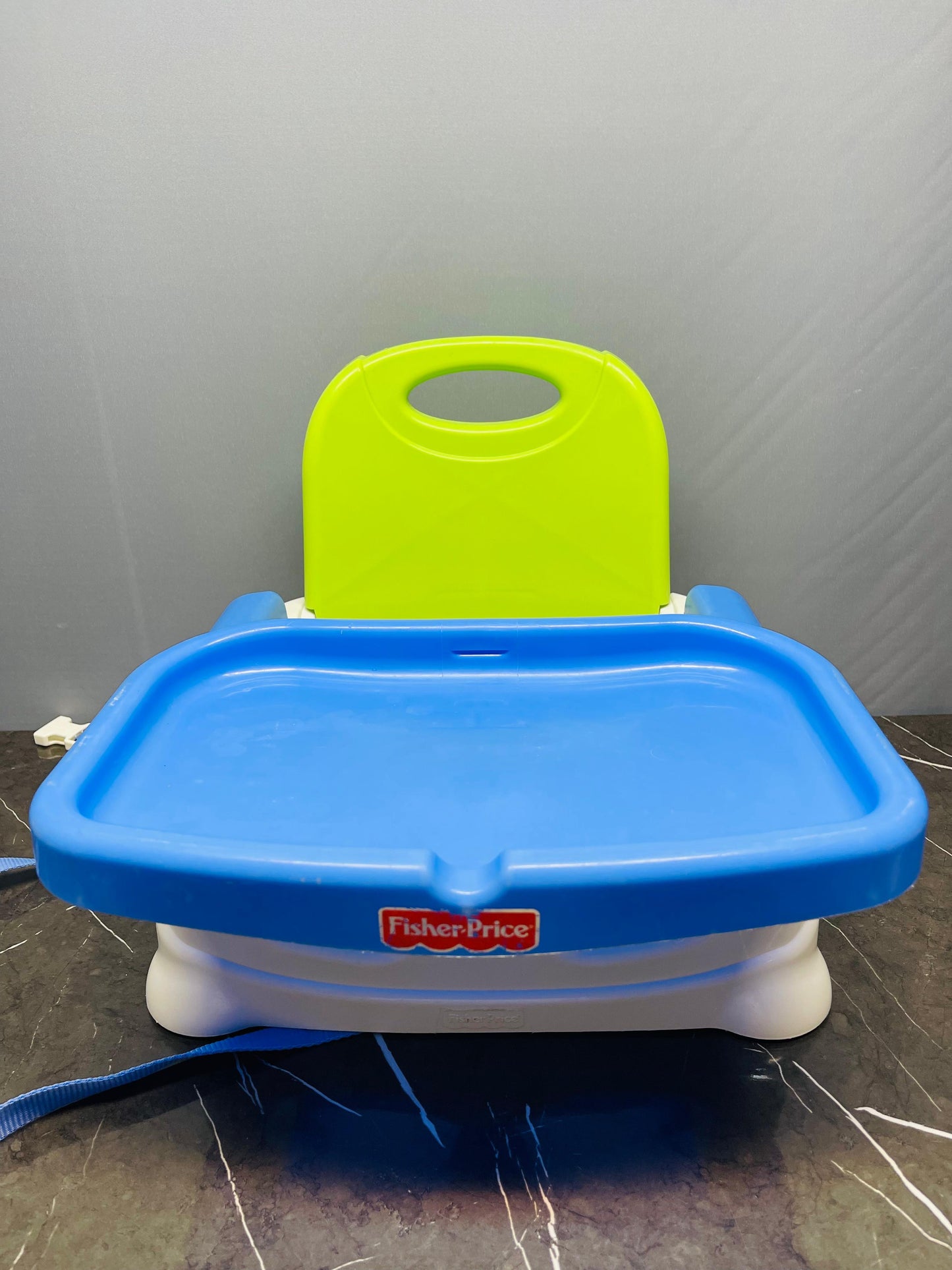 Fisher Price Healthy Care Booster Seat (only blue tray available) (500 advance)