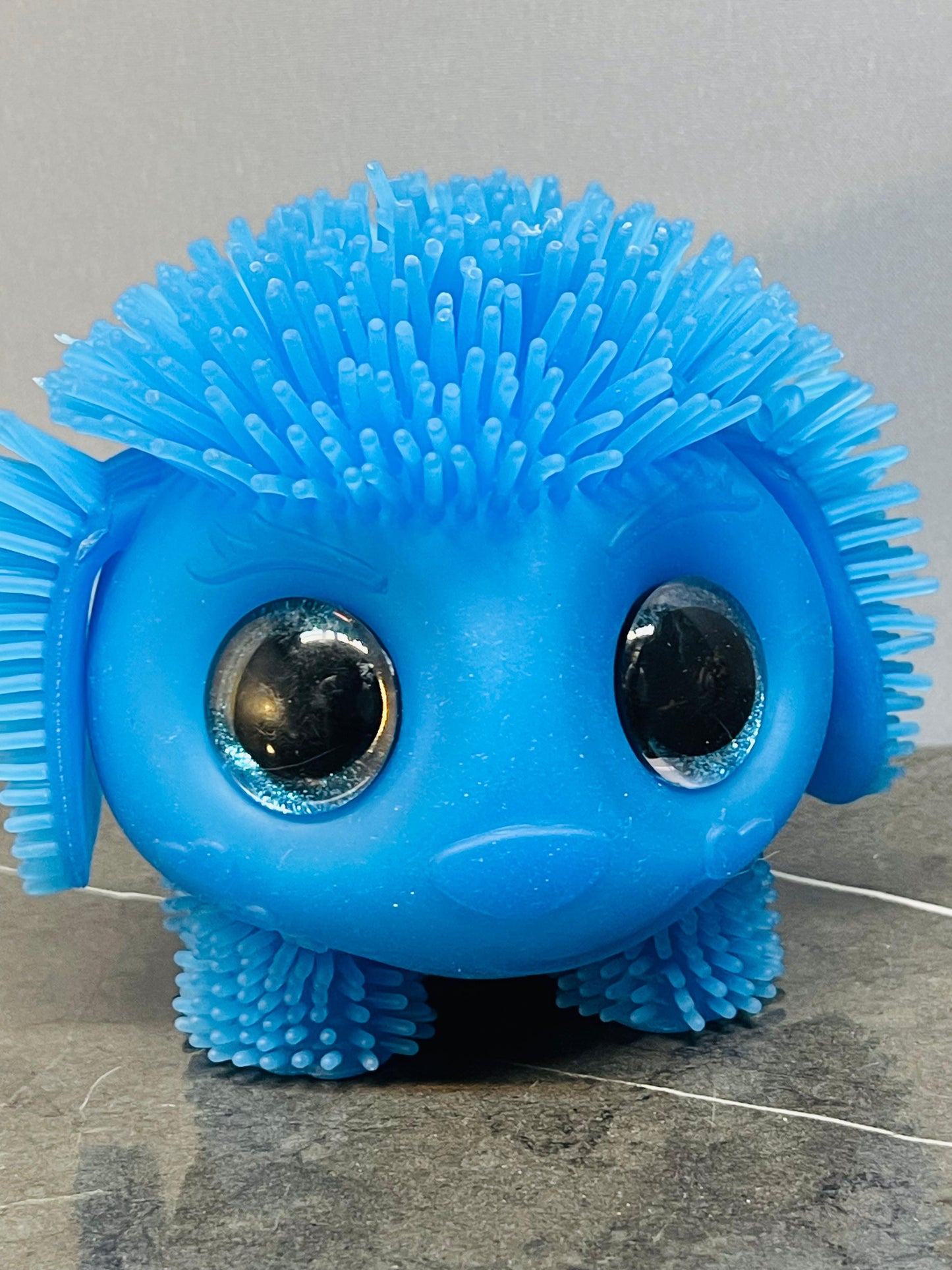 Googly-Eyed Spiky Creature Toy