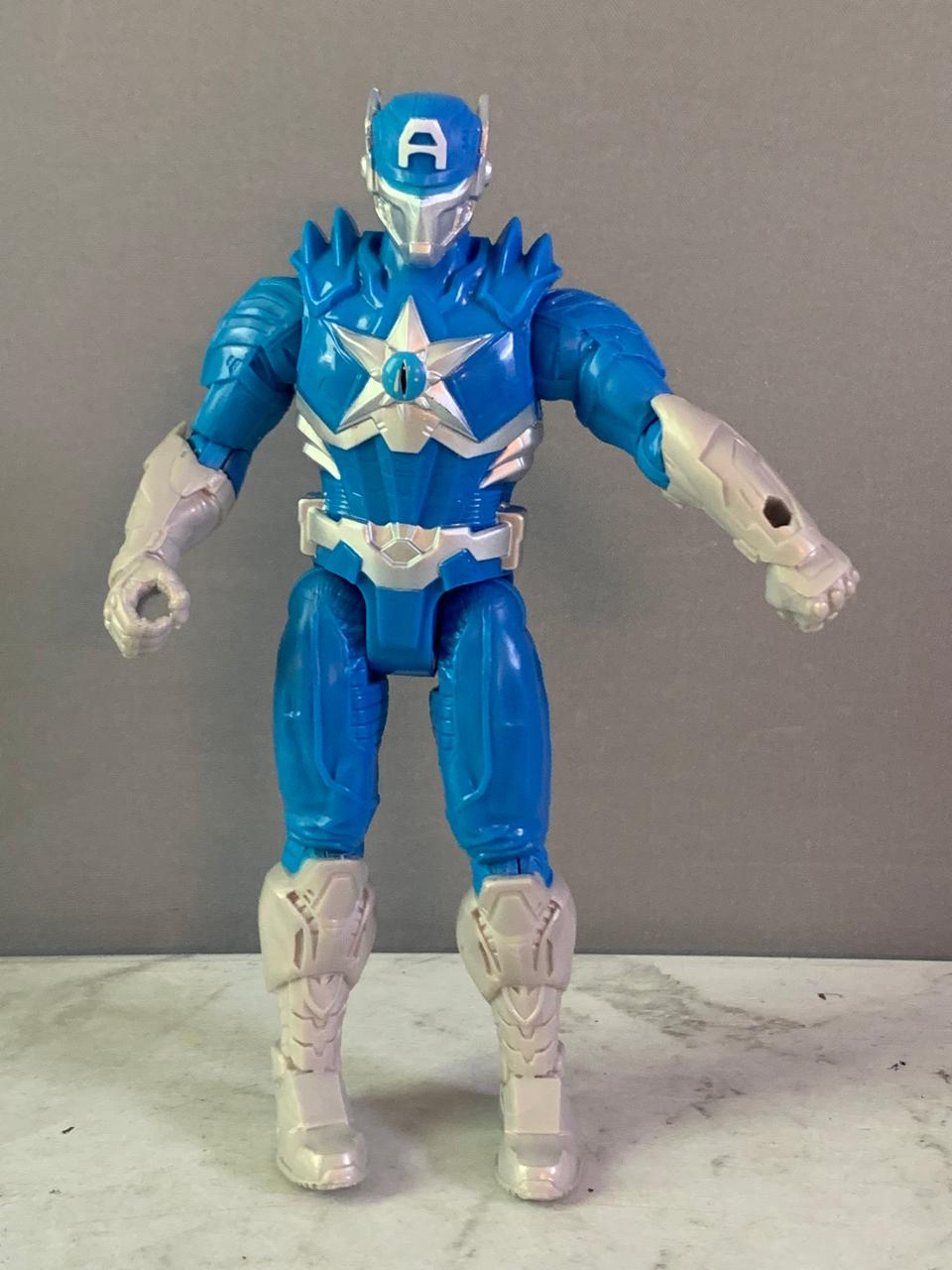 Marvel Avengers Mech Strike Monster Hunters Captain America Toy. (Rs 150 advance)