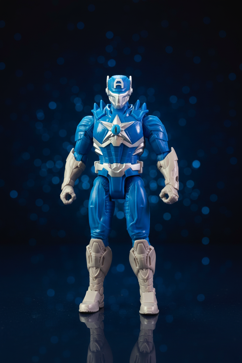 Marvel Avengers Mech Strike Monster Hunters Captain America Toy. (Rs 150 advance)
