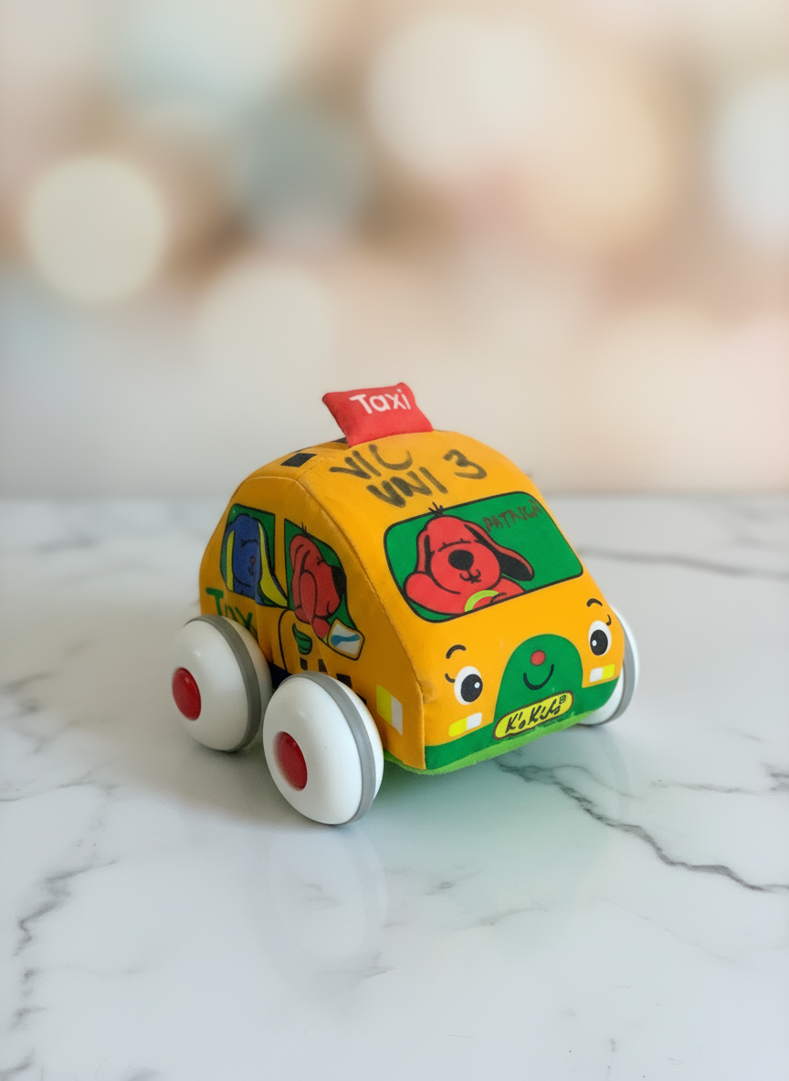 Melissa & Doug K's Kids Pull-Back Taxi. SKU:BXL-025