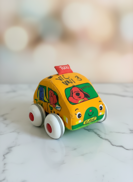 Melissa & Doug K's Kids Pull-Back Taxi. SKU:BXL-025