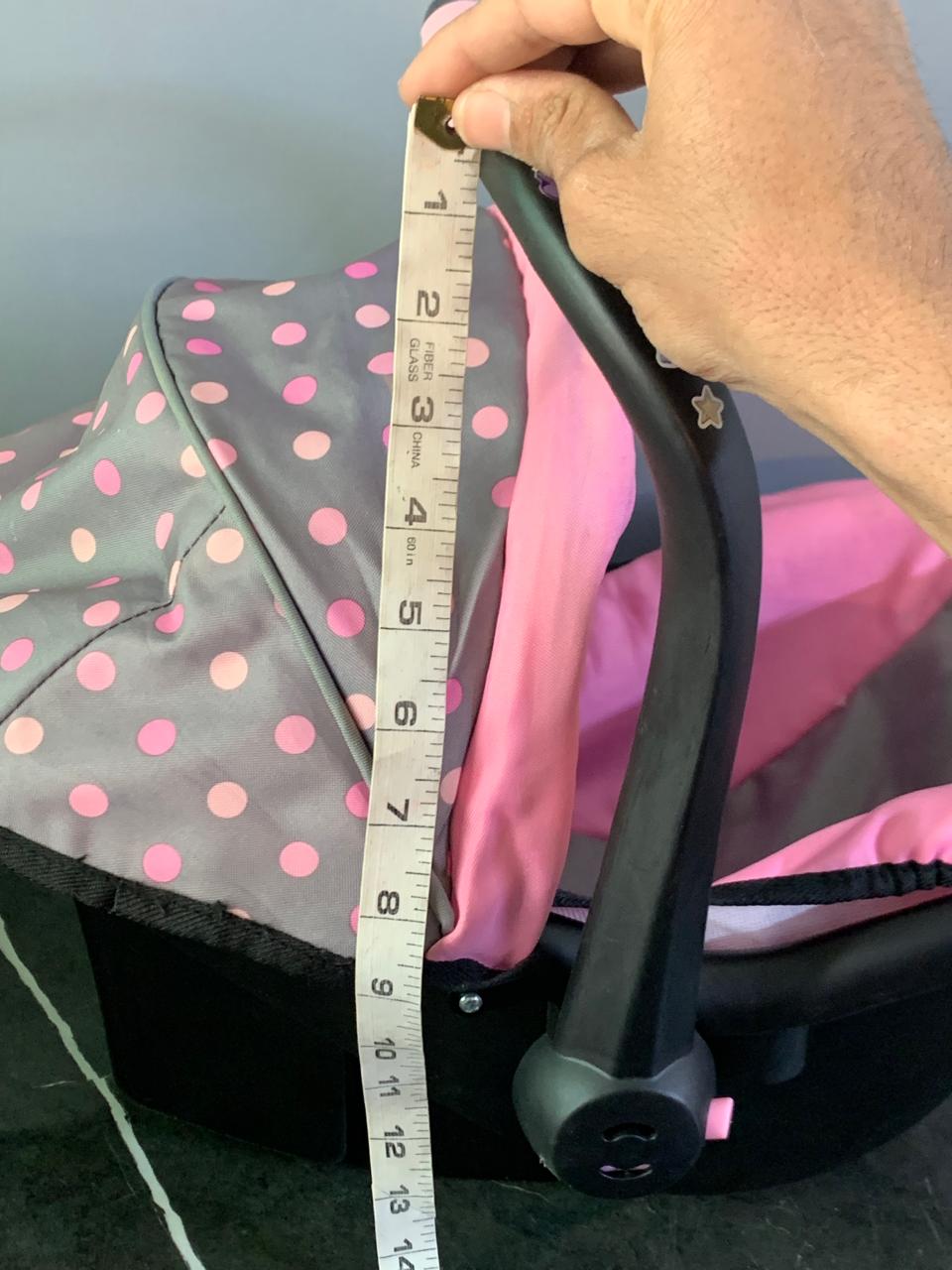 Bayer Baby Doll Deluxe Car Seat With Canopy. SKU:BXL-804 (Rs 450 advance)