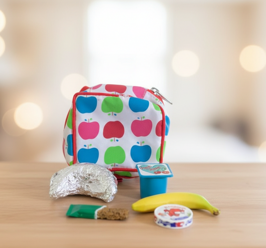 Our Generation Apples School Lunch Bag. SKU:BXL-059