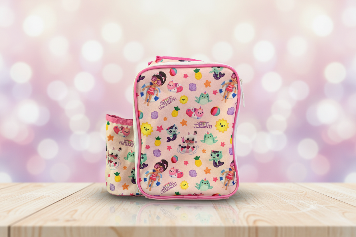 Gabby's Dollhouse Kids Lunch Bag. SKU:BXL-117