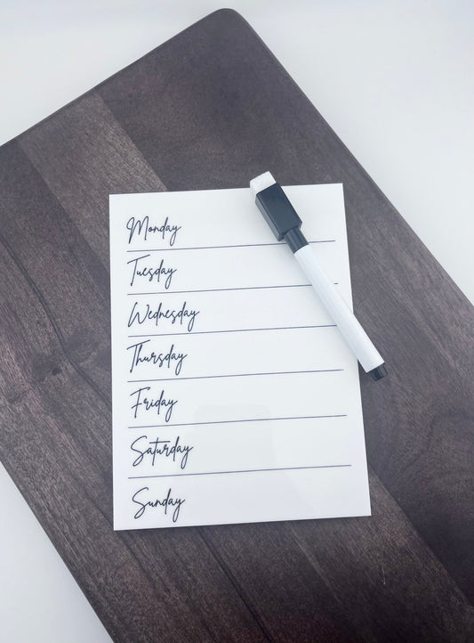 Weekly Planner.