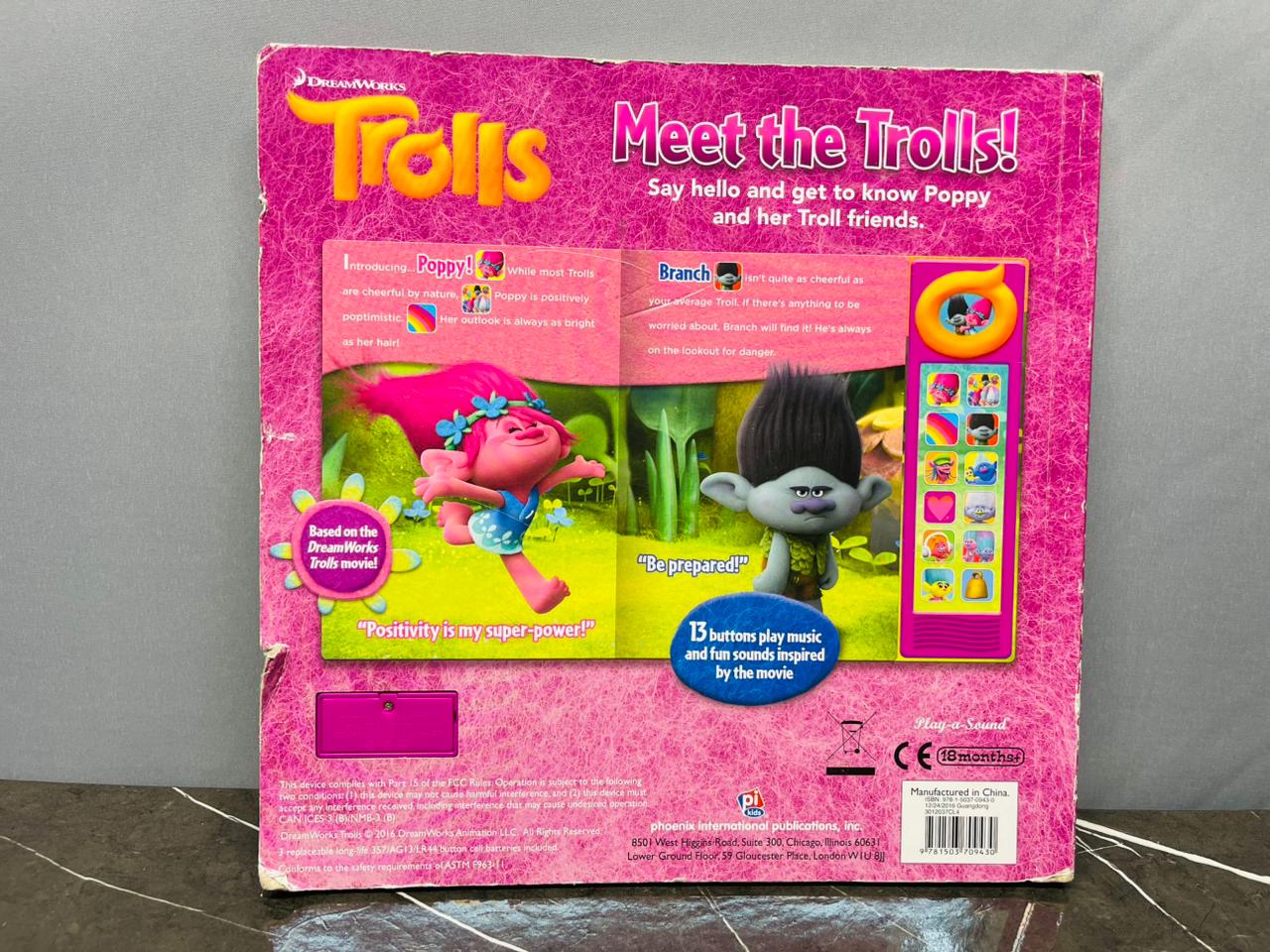 DreamWorks - Trolls - Meet the Trolls 13-Button Sound Book.