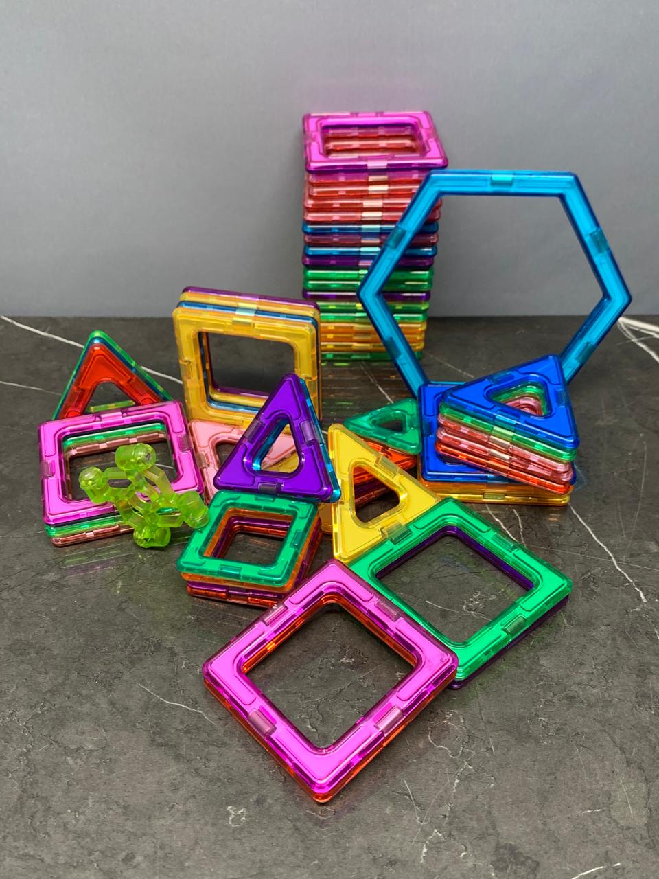 Magnetic Building Tiles Set
