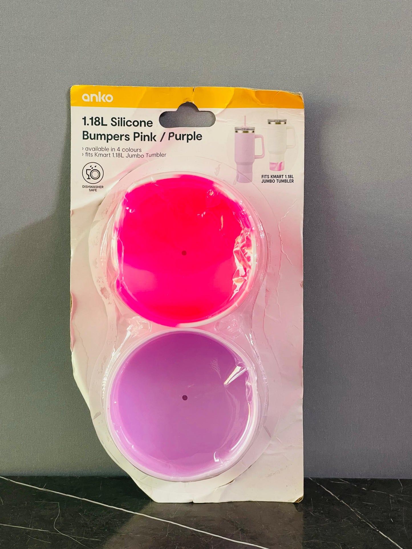Anko Silicone Bumpers in Pink/Purple. SKU:BXL-002 (new)