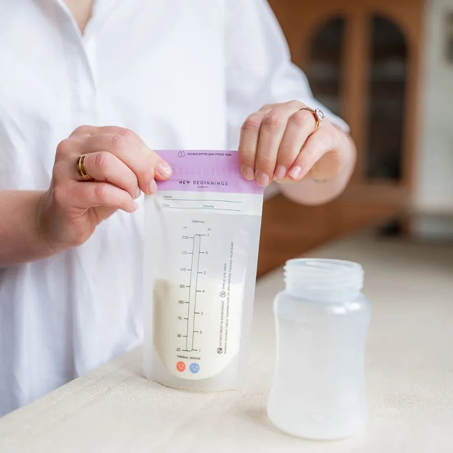 New Beginnings Breast Milk Storage Bags x 25. SKU:BXL-024 (new)