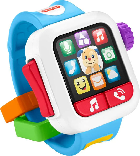 Fisher-Price Baby to Toddler Toy Laugh & Learn Time to Learn Smartwatch.