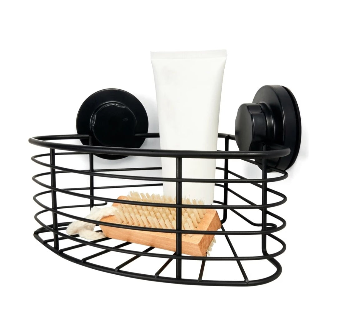 Black Suction Corner Caddy - Anko. SKU:BXL-063