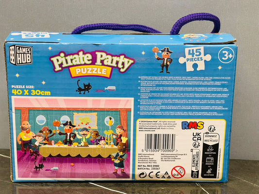 Pirate Party Jigsaw Puzzle 45 Pieces