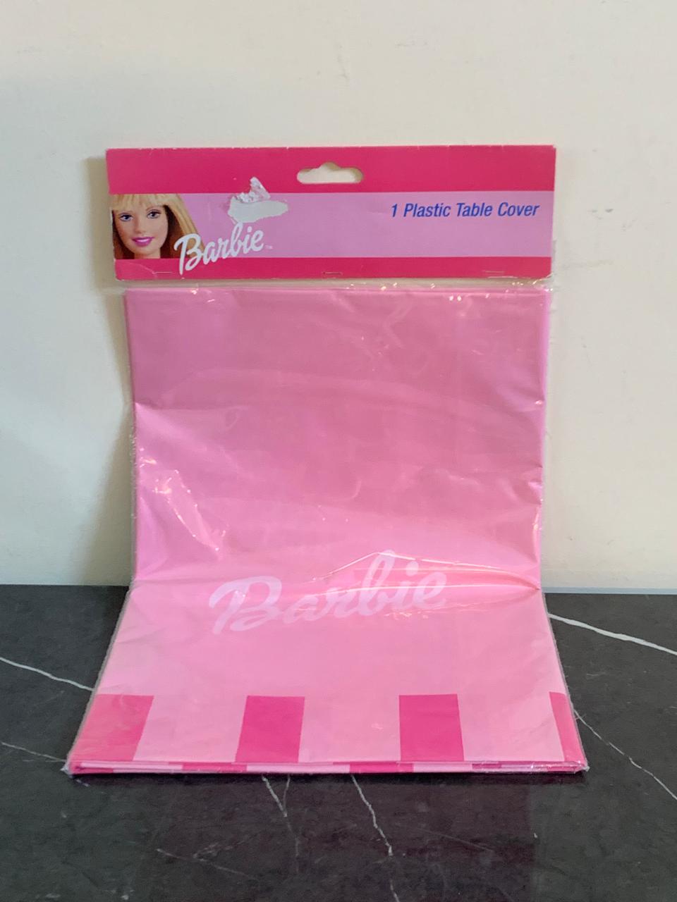 Barbie Plastic Table Cover. SKU:BXL-008