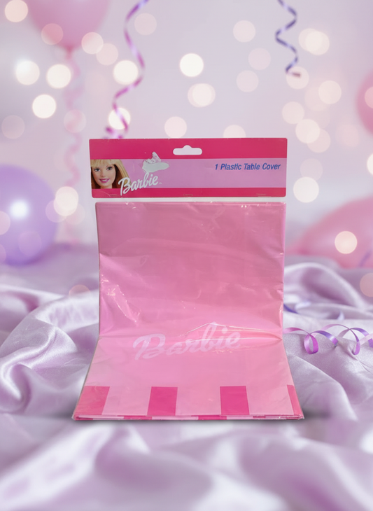 Barbie Plastic Table Cover. SKU:BXL-008
