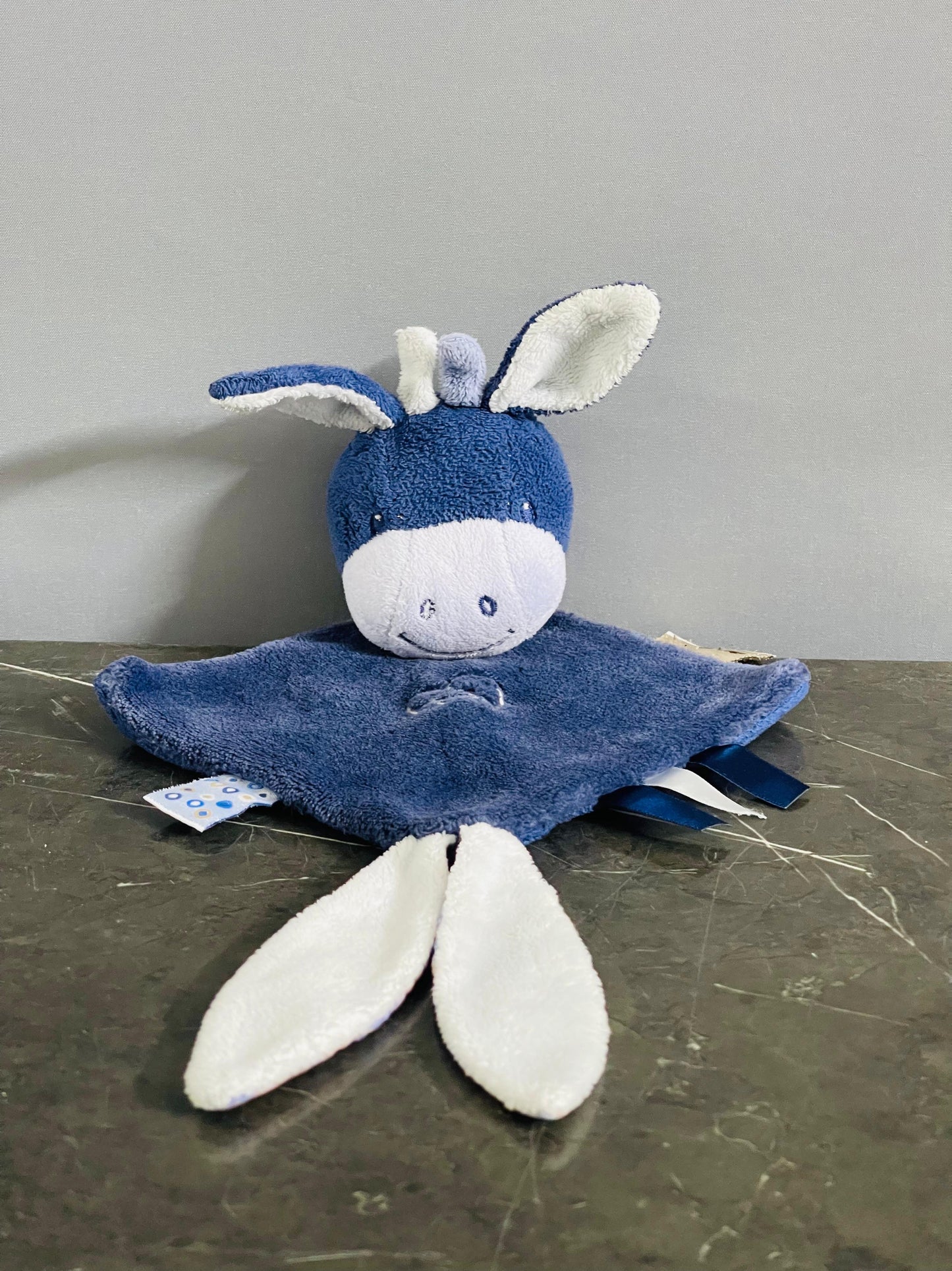Nattou Alex And Bibou - Mini Doudou Alex The Donkey. SKU:BXL-098