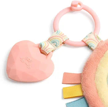 Itzy Ritzy Pal Plush + Rainbow Teether. SKU:BXL-046