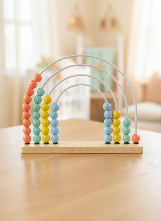 Kmart Wooden Rainbow Abacus.
SKU:BXL-117 (Rs 300 advance)