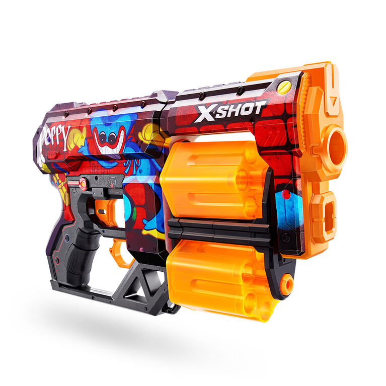 Zuru X-Shot Skins Dread Foam Dart Blaster, "Poppy Playtime". (New)