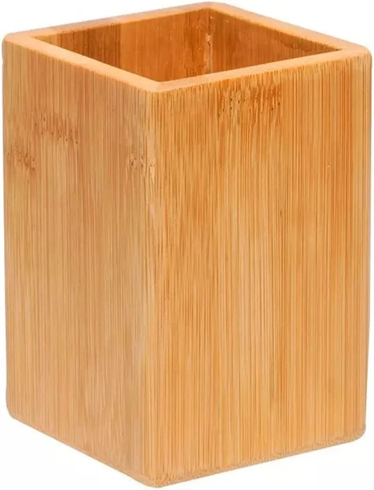 Bamboo pen cup