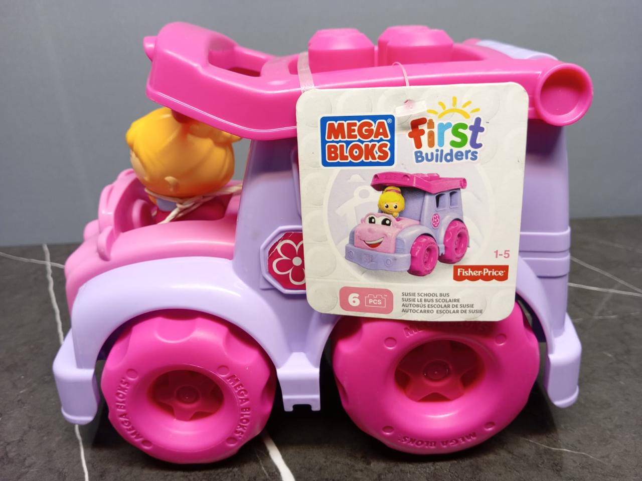 Mega Bloks Susie School Bus Play Set