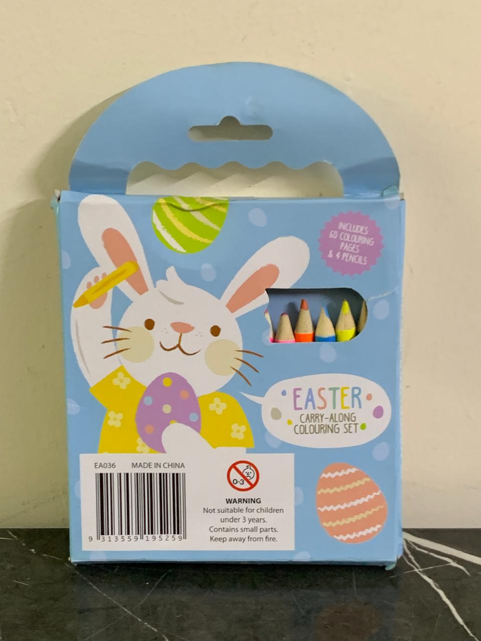 Easter Carry-Along Colouring Set. SKU:BXL-120