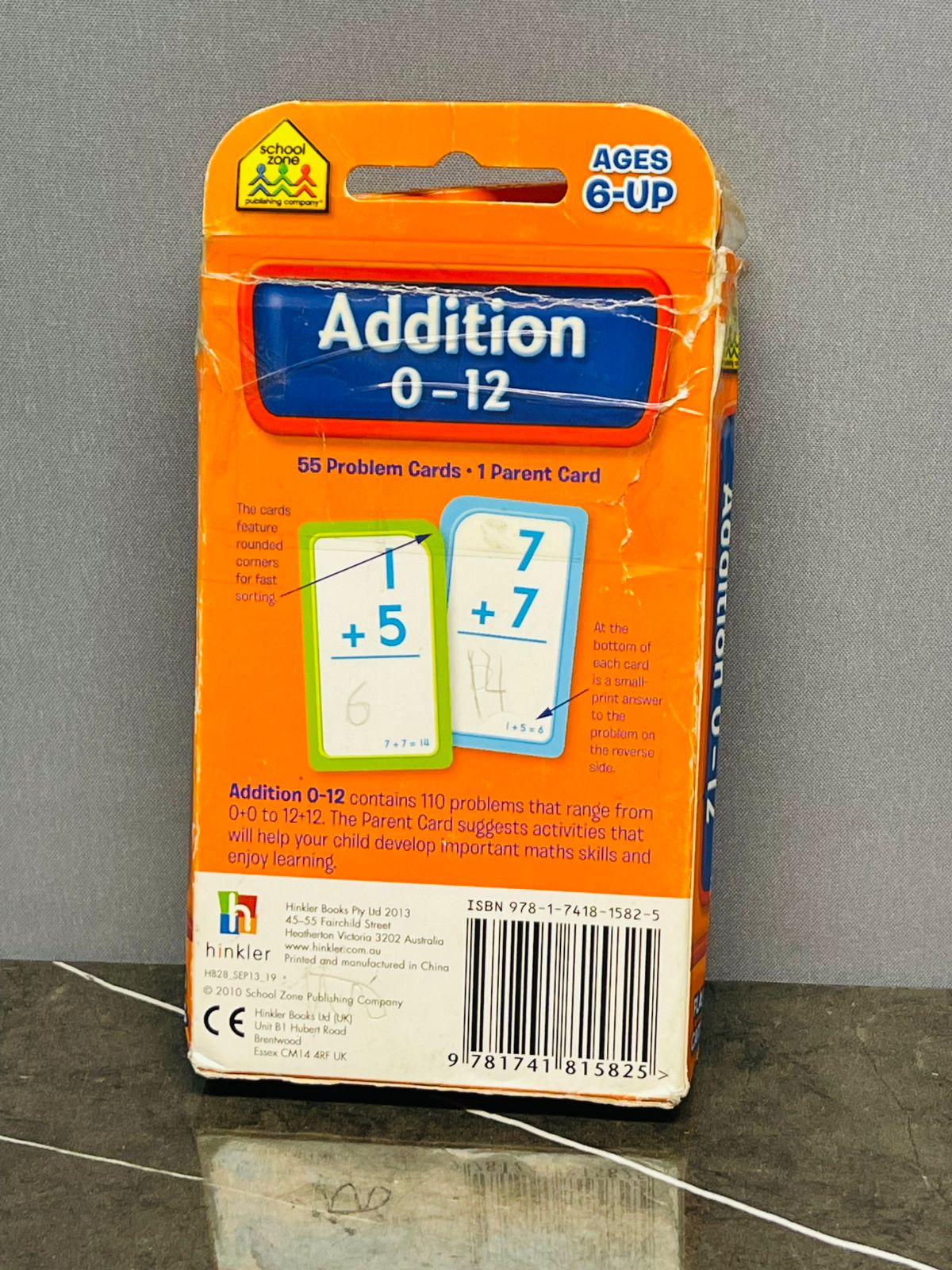 School Zone Flashcard : Addition 0-12
