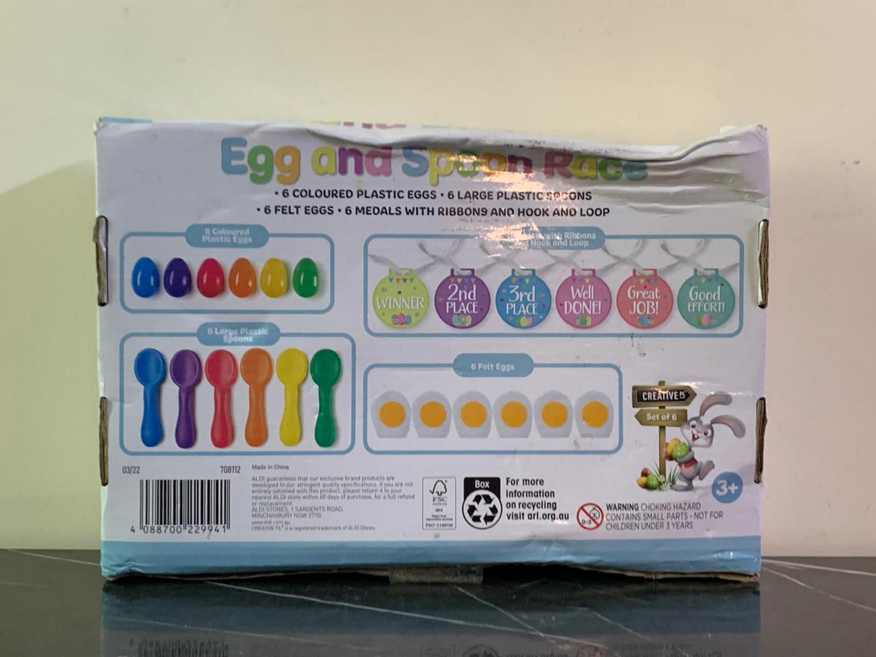 Creative PL Egg and Spoon Race. SKU:BXL-109