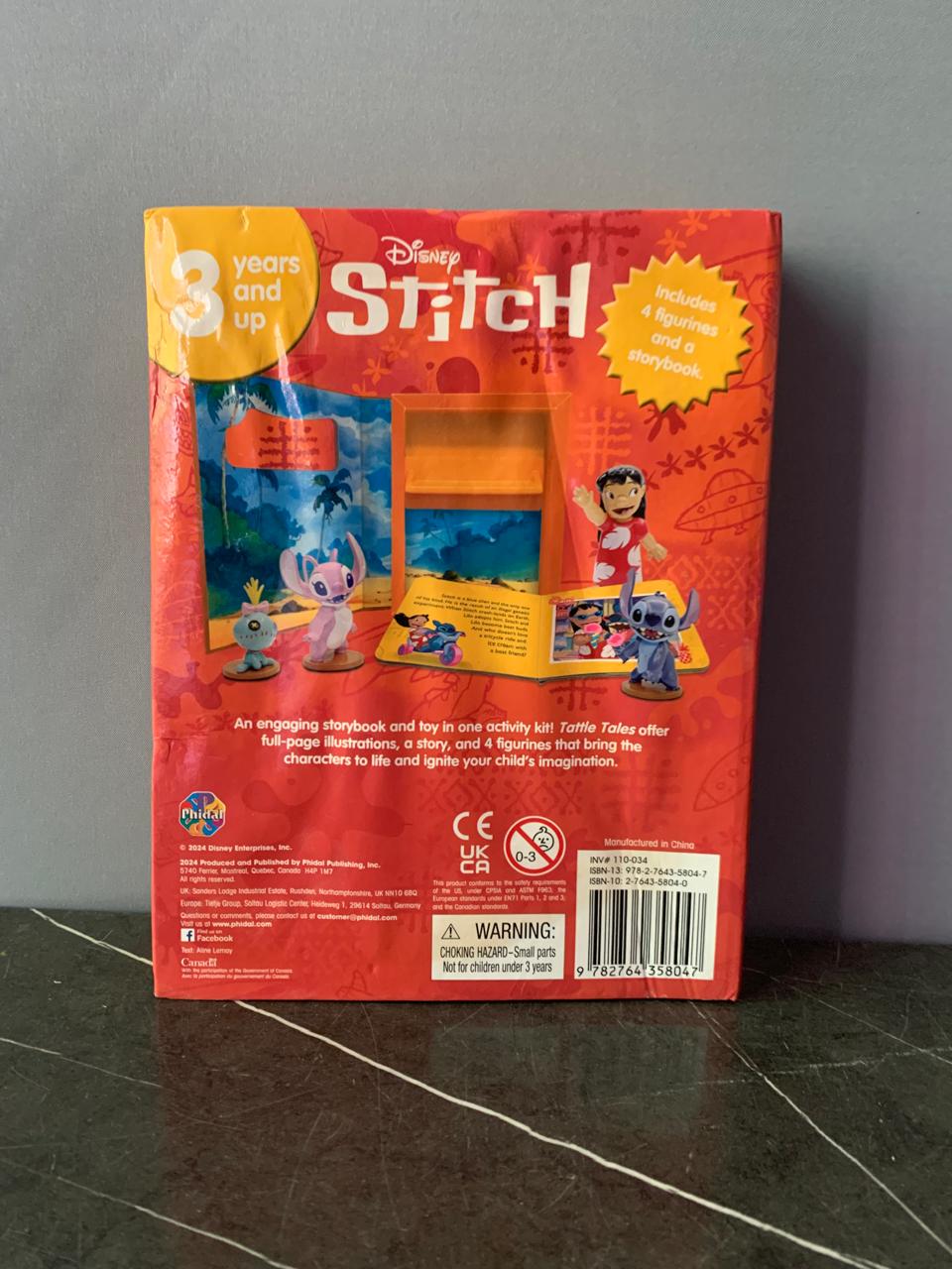 Disney Stitch Tattle Tales Activity Set. SKU:BXL-117