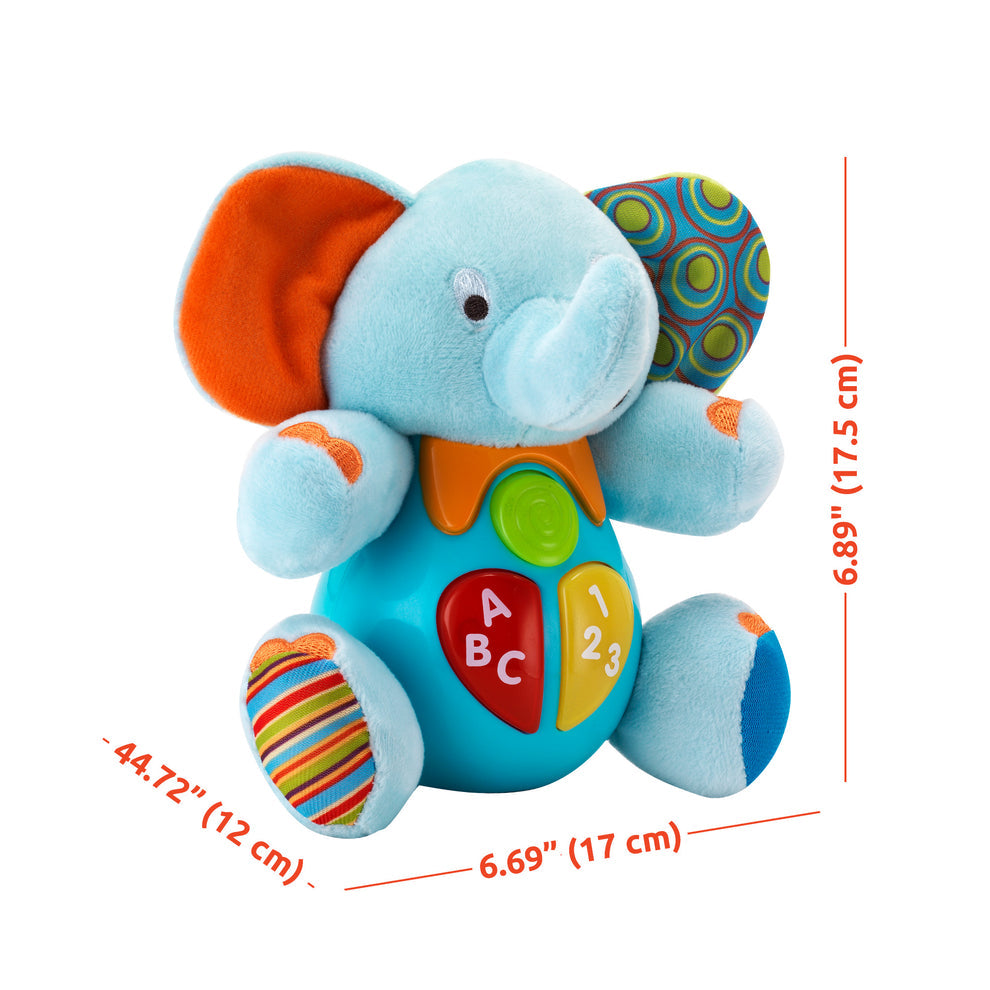 KiddoLab Plush Elephant Baby Toy. SKU:BXL-104