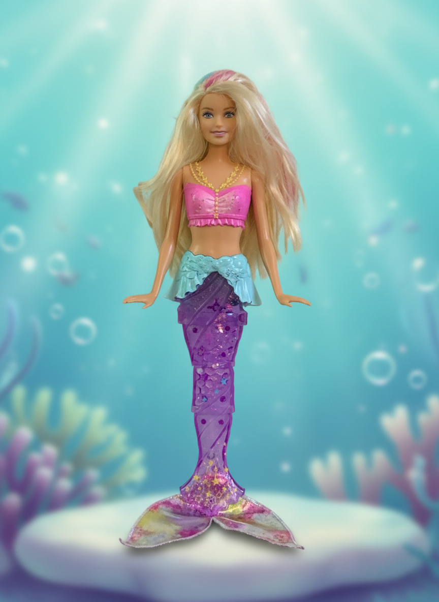 Barbie Dreamtopia Twinkle Lights Mermaid Doll. SKU:BXL-025