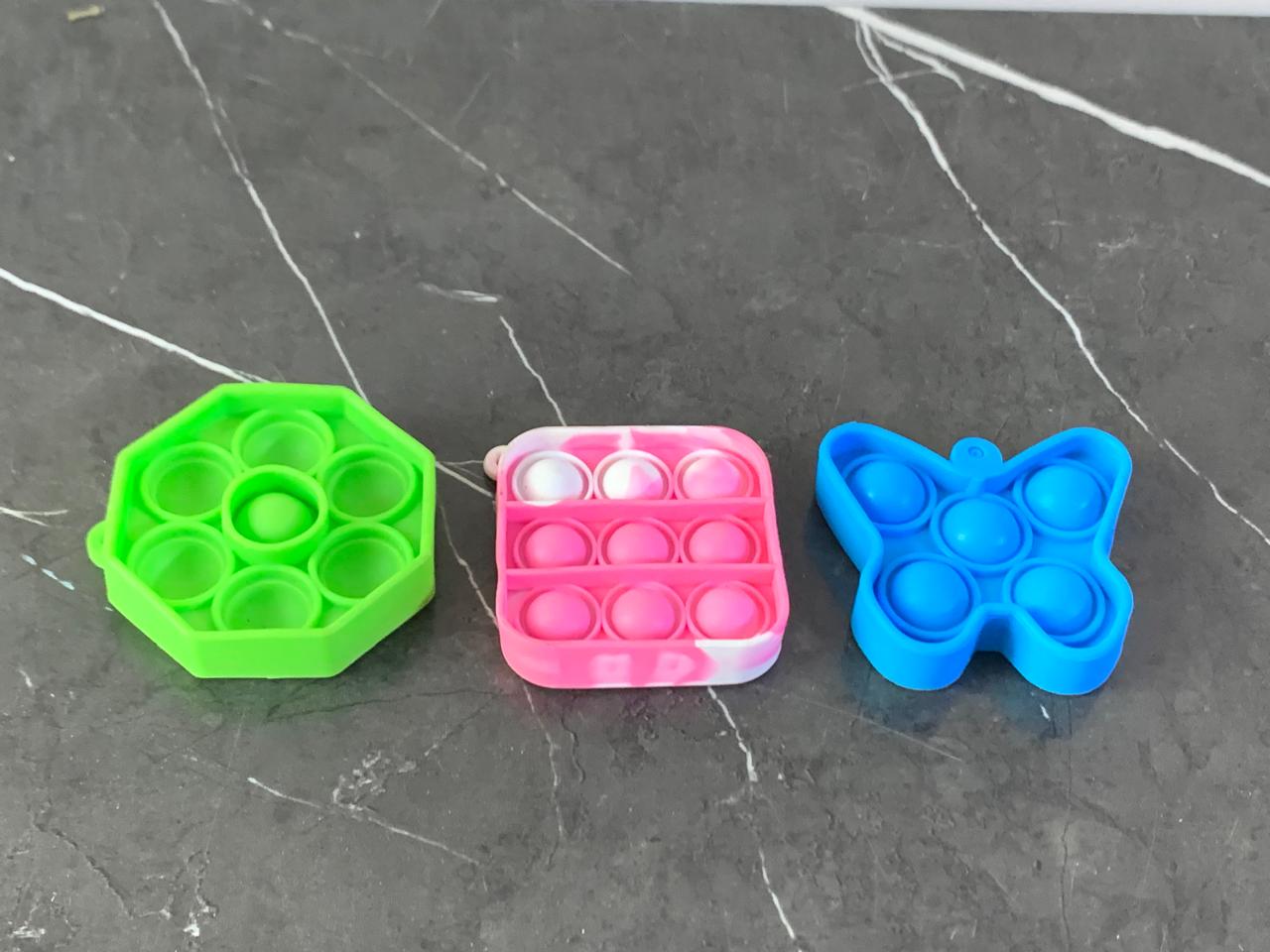 Three Mini Pop It Fidget Toys. SKU:BXL-114